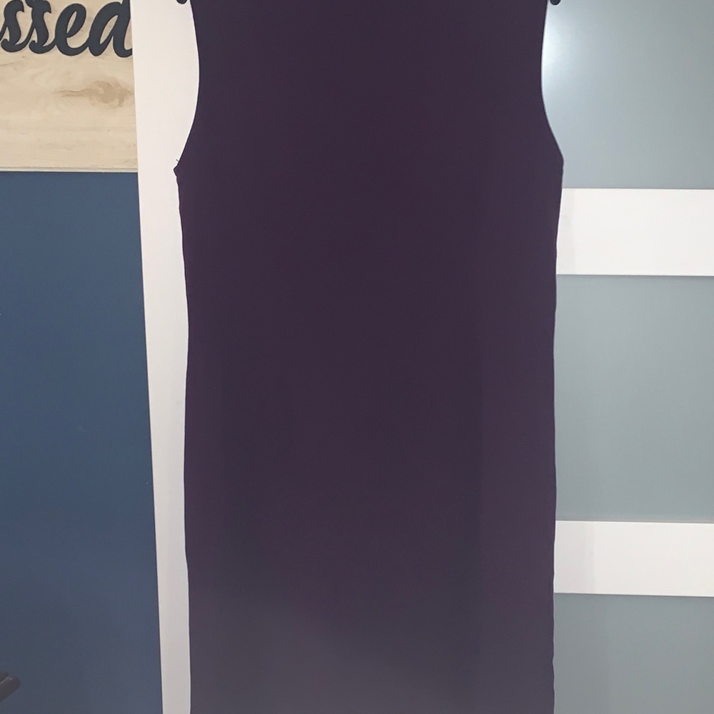 Calvin Klein Double-Breasted Purple Dress - Picture 7 of 7